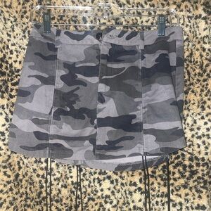 Camouflage Mini Skirt